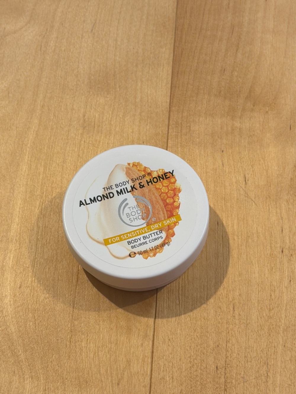 The Body Shop Almond Milk & Honey Body Butter - White & Gold